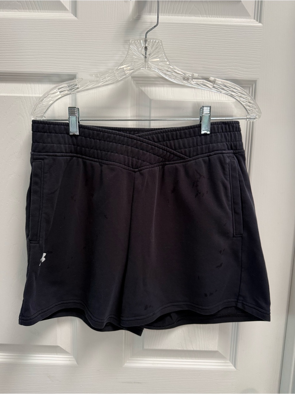 Under Armour Black Women's Athletic Shorts with Quilted Waistband